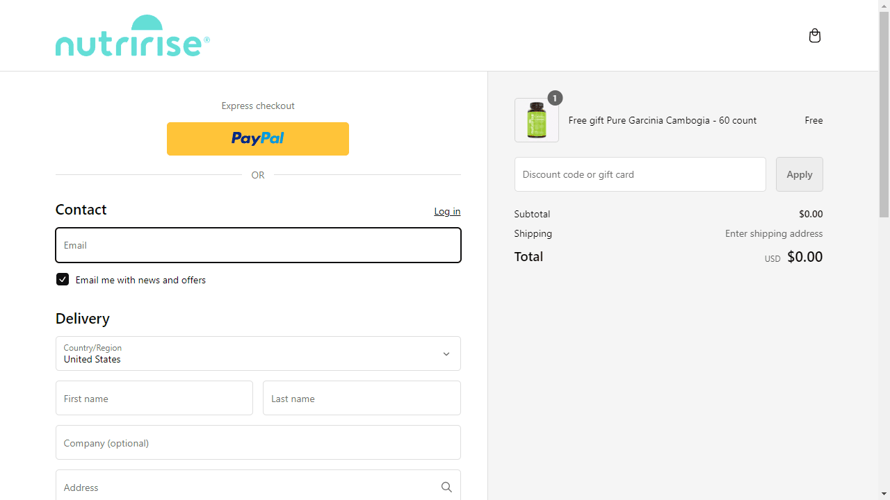 How to apply NutriRise coupon code